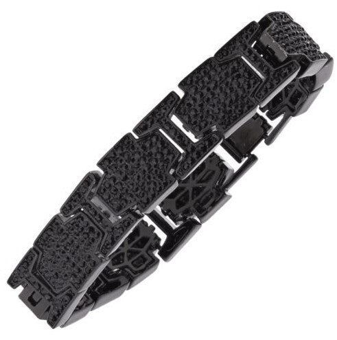 European and American cross-border hip-hop cool diamond-encrusted bracelet personalized trendy man exaggerated domineering alloy full diamond hand jewelry wholesale